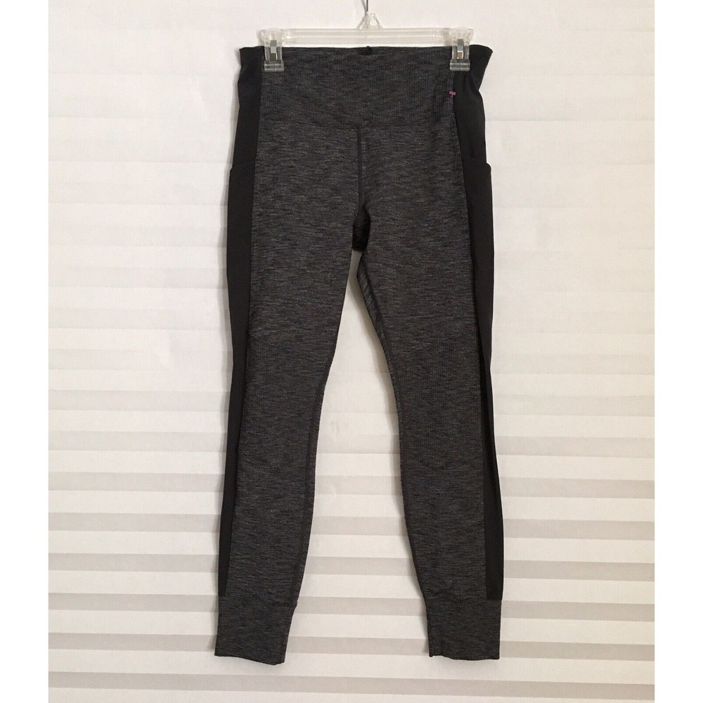 Athleta Jogger Pants Womens Size M Gray Pockets  Stretch Heathered